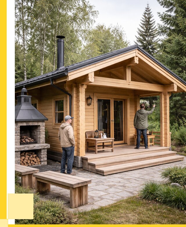 Деревянные бани под ключ в Балтийске от 458775 р. | ЭриданБлт