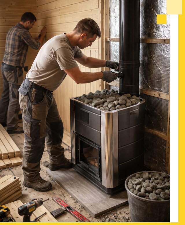 Проектирование и строительство парилок для бани в Балтийске под ключ