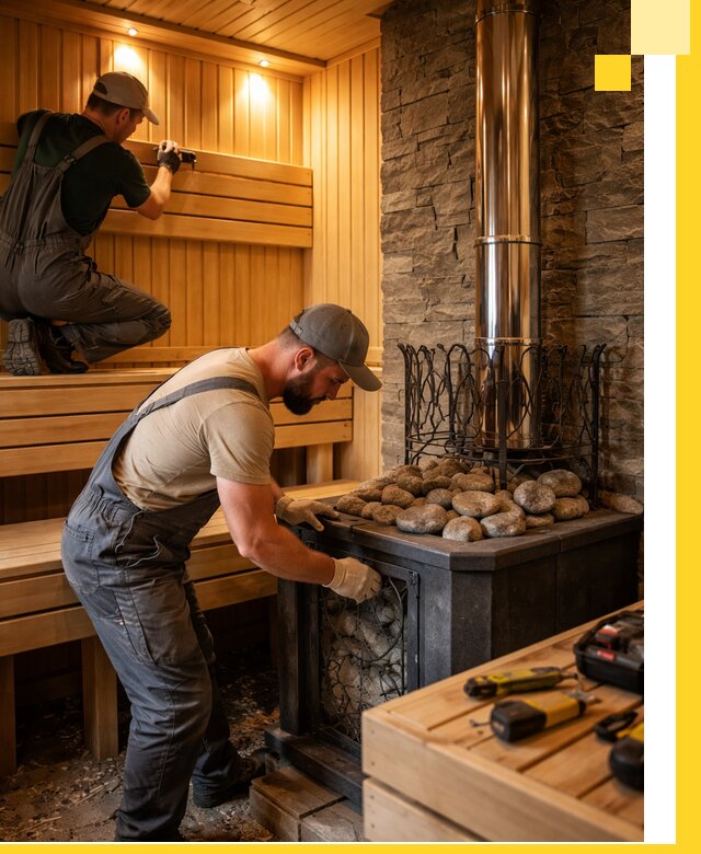 Комплексный дизайн бань, саун и зон отдыха в Балтийске