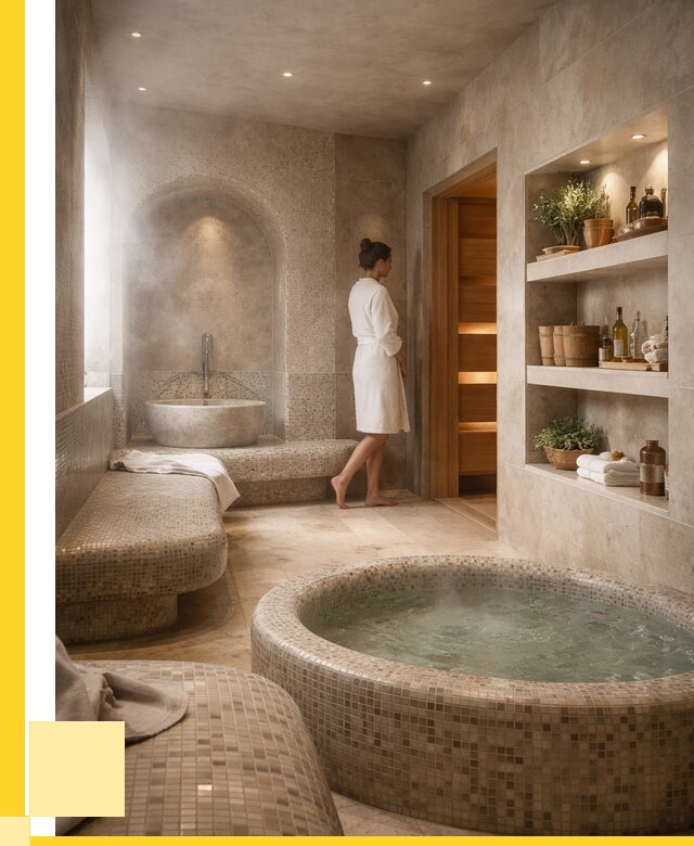 Строительство бани с хамамом в Балтийске от 764625 р. | ЭриданБлт