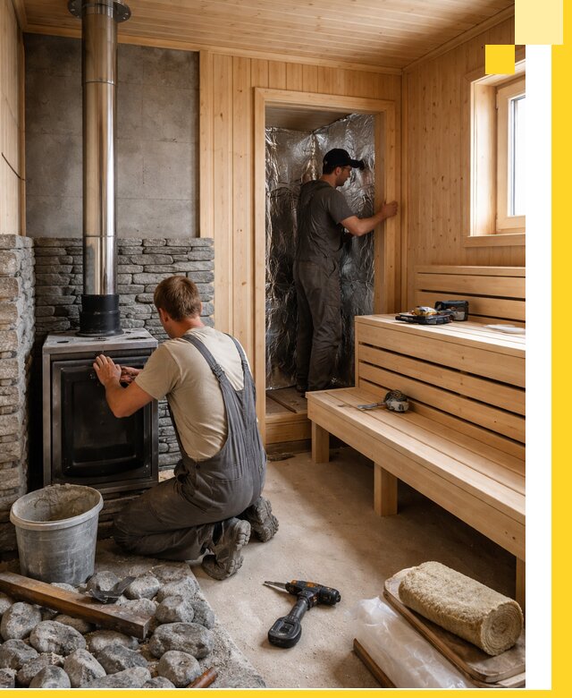 Строительство и изготовление бань под ключ в Балтийске