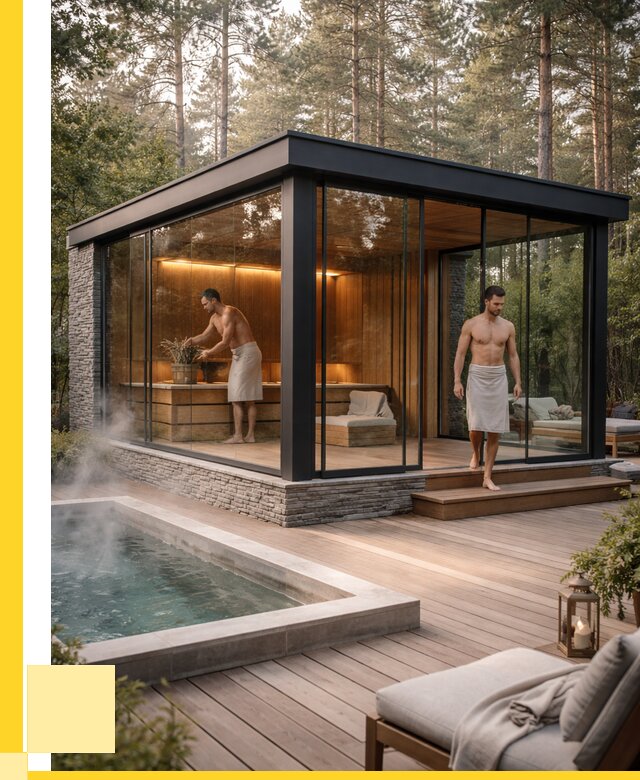 Стеклянные бани и двери в Балтийске от 458775 р. | ЭриданБлт