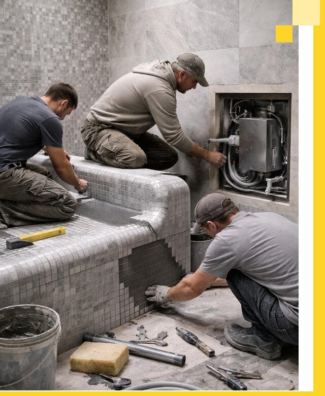 Проекты хамамов под ключ в Балтийске и дизайн и строительство