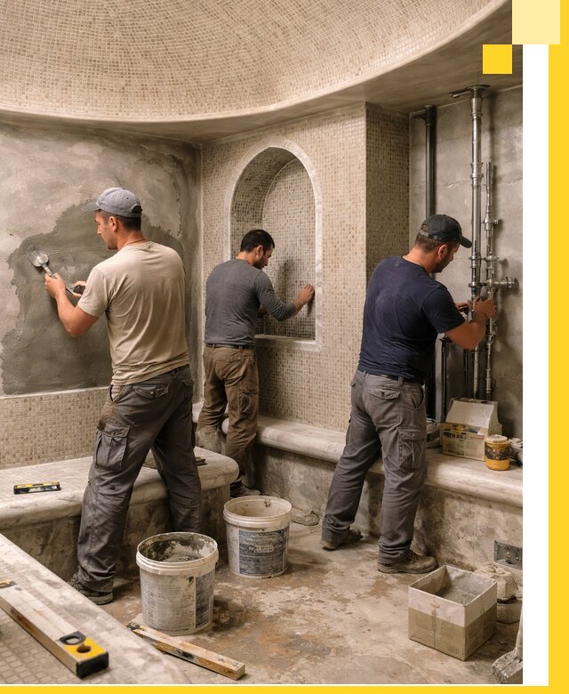 Профессиональный монтаж хамамов под ключ в Балтийске с гарантией