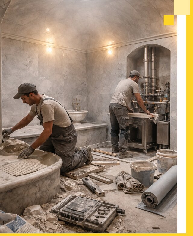 Строительство турецких бань хаммам под ключ в Балтийске