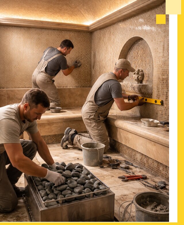 Проектирование и строительство хамама и сауны в Балтийске