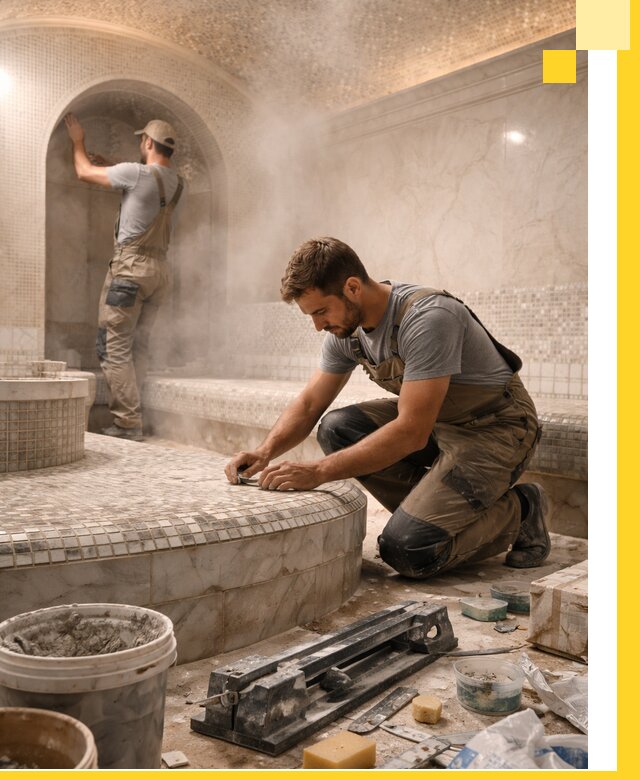 Профессиональный дизайн хамама и SPA под ключ в Балтийске