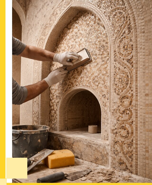 Мозаика для хамама в Балтийске под ключ от 5098 р. | ЭриданБлт