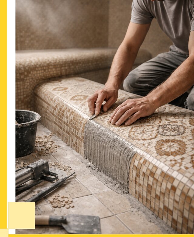 Плитка для хамама под ключ в Балтийске от 3568 р. | ЭриданБлт